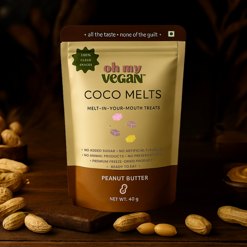 Oh My Vegan | Peanut Butter Coco Melts